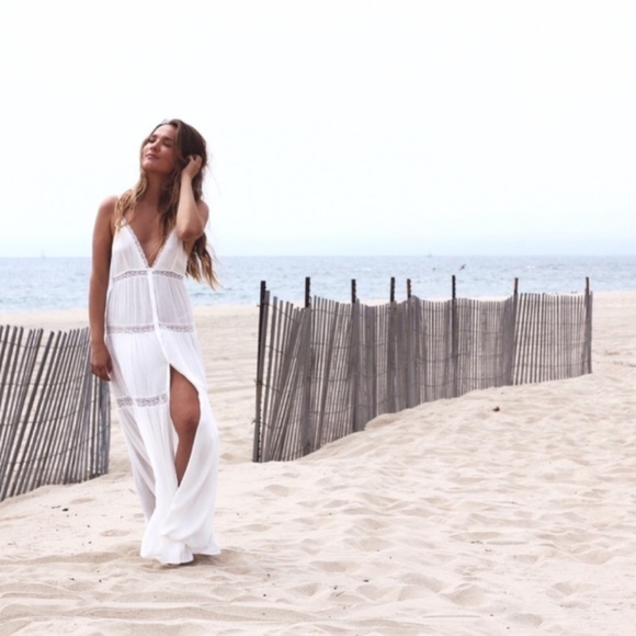 V-neck Strappy Maxi - Picture 3 of 4